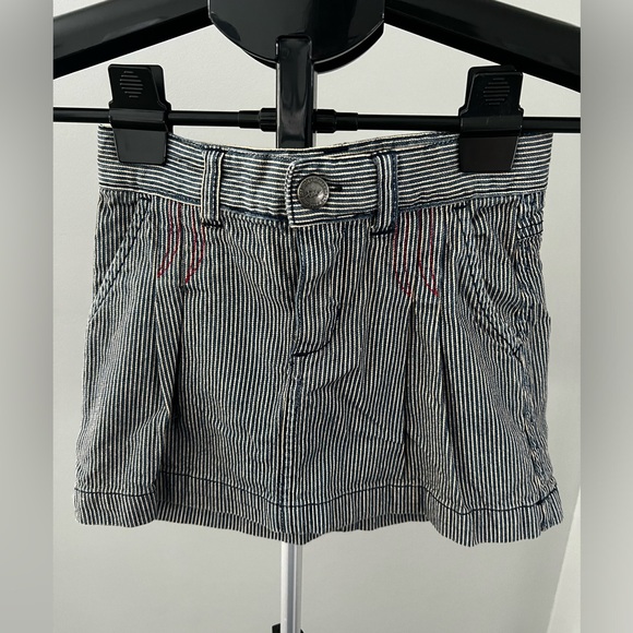 Tea Collection Hickory Striped Skirt Girls Size 4T - Picture 2 of 4